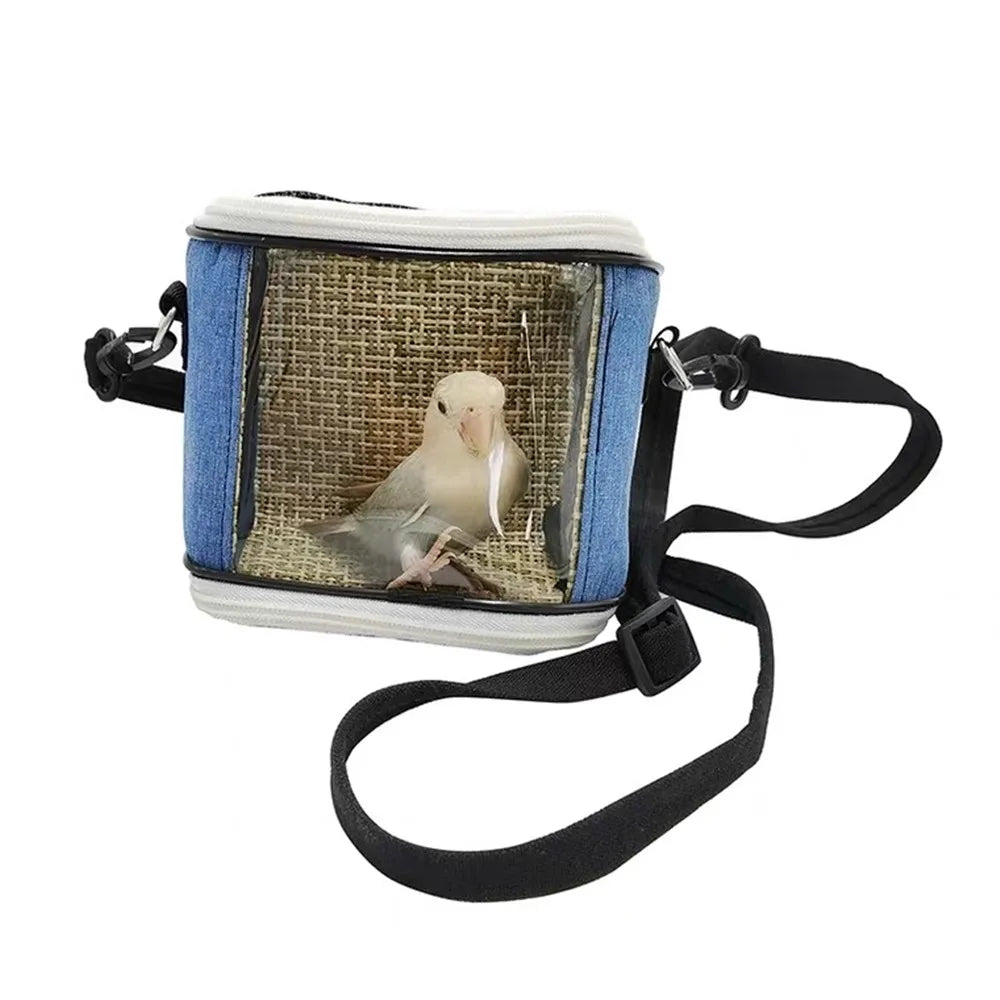 Parrot carrier travel bag breathable