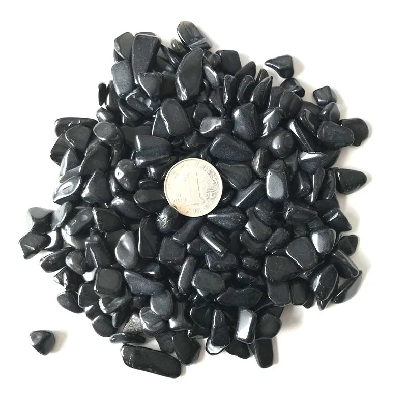 3 Size 100g Natural black obsidian quartz