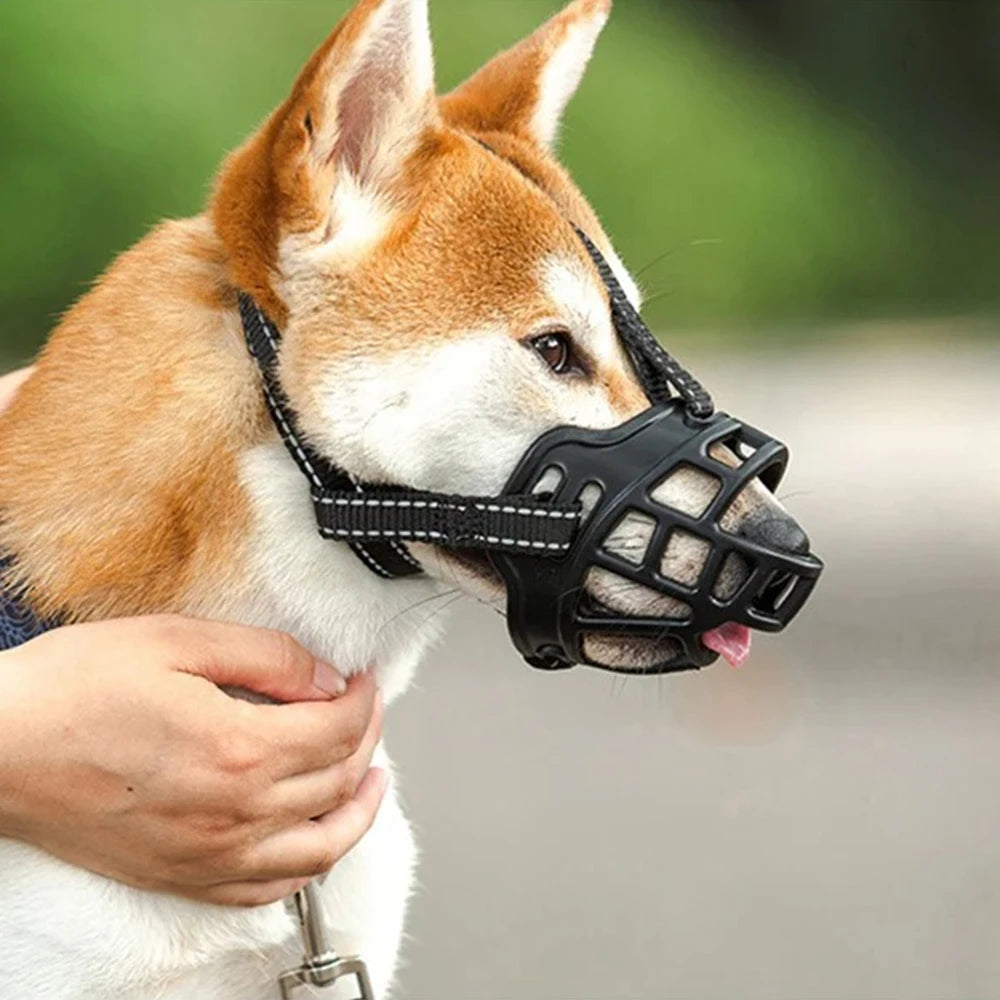 1PC Dog Comfy Breathable Basket  Muzzle