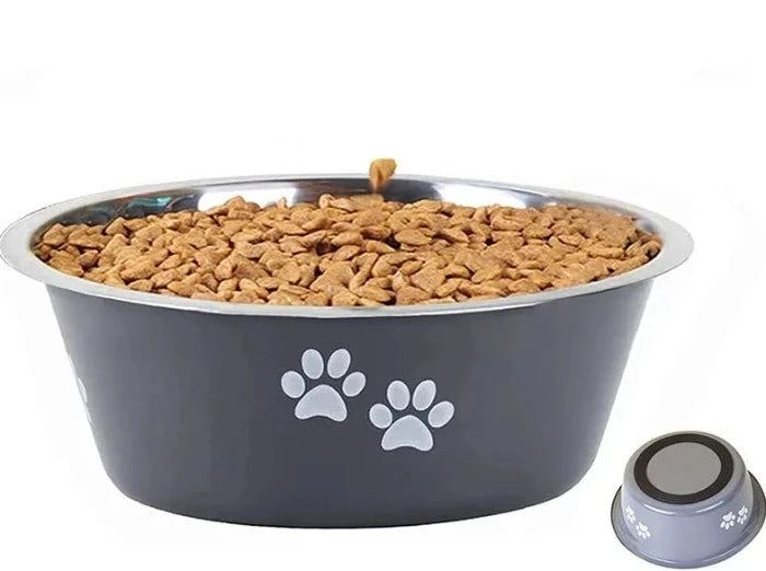 Non-slip dog bowls