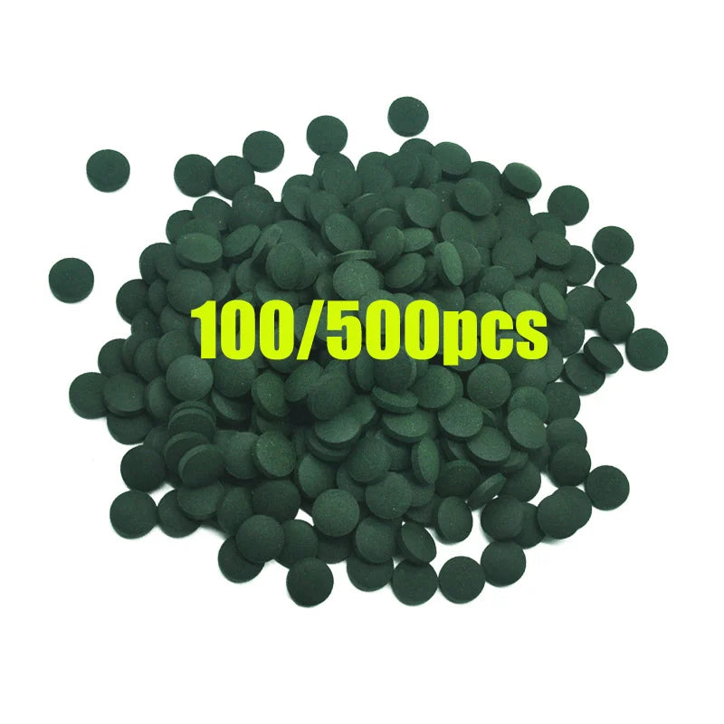 100pcs high purity spirulina tablets