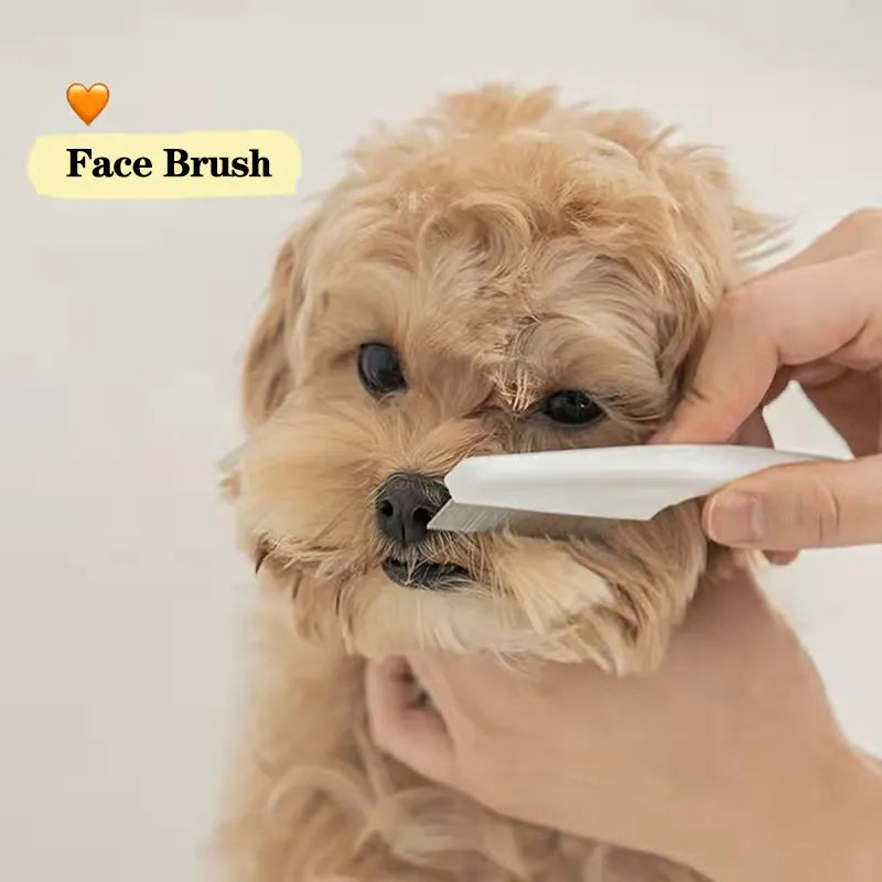 Cleaning brush for small dogs