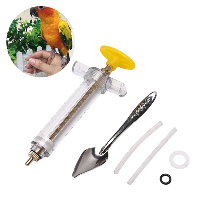 1 Set 10ml 20ml Parrot feeding syringe hose