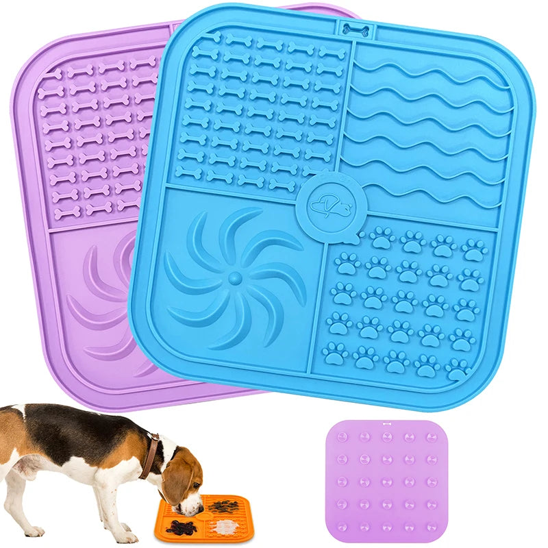Dog silicone mat plate