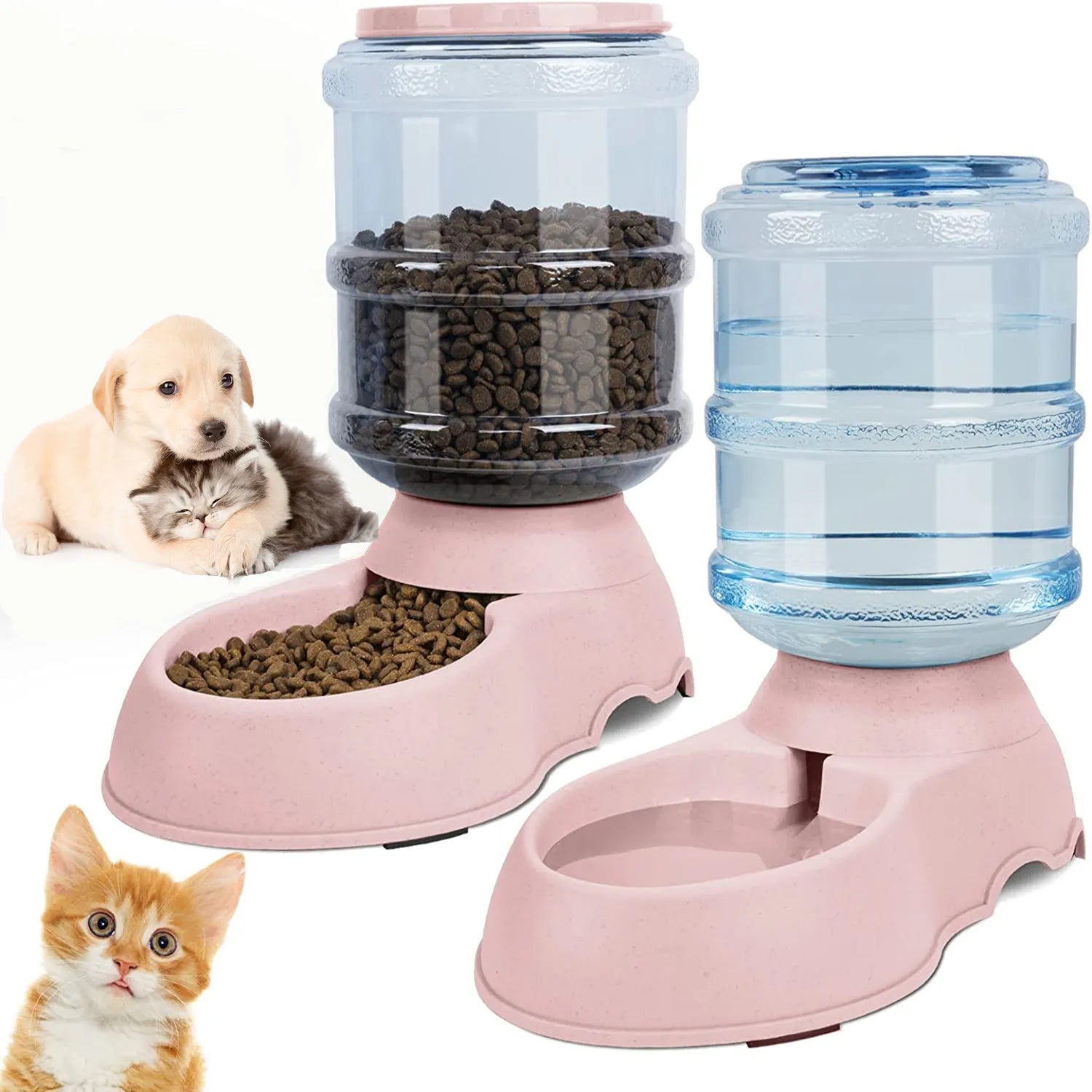 Water /food dispenser large capacity pet feeder