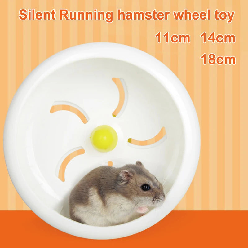Hamster wheel silent spinner